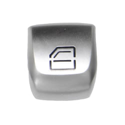 Car Left Right Front Window Switch Repair Button Cover for Mercedes Benz - Silver