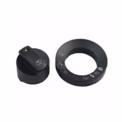 2023 New High quality Headlight Fog Light Switch Repair Kit Cover Cap - Black