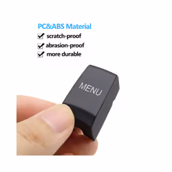 Black Car Central Console CIC Multimedia Control Button Cover For BMW - One Set