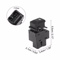 Car Window Lifter Control Switch Button Side Glass Lifter Control Switch - 1