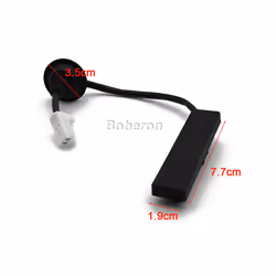Car Rear Trunk Lid Tailgate Opening Switch Push Button Boot Release Switch - black