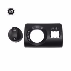 Headlight Fog Light Switch Cover Kit For Audi 4B1941531F A6 4B C5 Avant - black