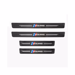 Car sticker carbon fiber decorative strip car door sill For honda city - 4pcs For CITY