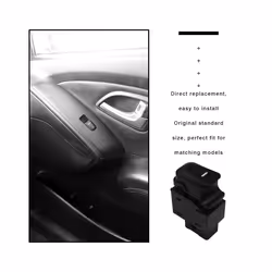 93580-2Z000 935802Z000 Car Window Lifter Control Switch Button for Hyundai - Black