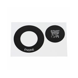 Stop / Start Engine Switch Button Decals Repair Stickers For Dodge Charger - Black