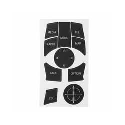 For BMW iDrive Button Repair Decal Sticker Kit 3 Series F30 F31 F34 E90 - Black