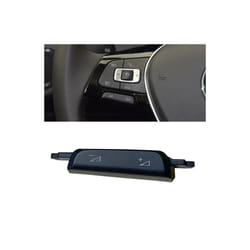 New 1pc Steering Wheel Volume Control Switch Button Cover Car Interior - VOLUME Not GTI