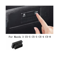 istop off deactivator obd auto start canceller start stop button for mazda - Black