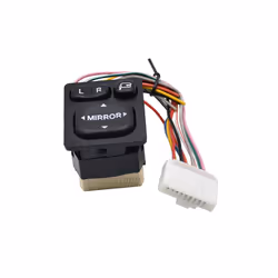 Car Electric Rear View Folding Mirror Control Switch Button 84872-52040 - button and cable