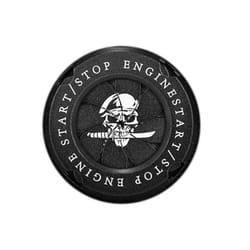 Car Push Start Button Cover Car Engine Decoration Circle Interior Accessory - China, Black