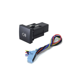 1PC Car LED Tailgate Fog Light Speaker Power Switch Button For Volkswagen - Rear fog light