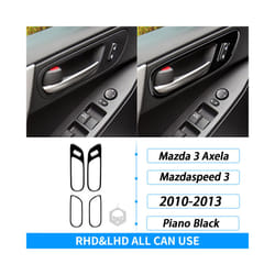 For Mazda 3 Axela 10-13 Mazdaspeed 3 Piano Black Air Outlet Gear Shift - 7