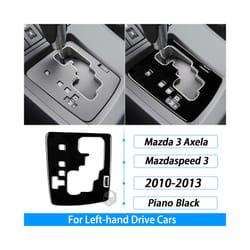 For Mazda 3 Axela 10-13 Mazdaspeed 3 Piano Black Air Outlet Gear Shift - 44