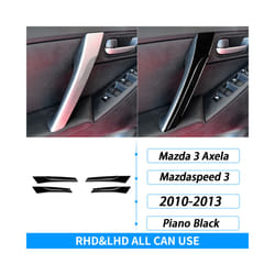 For Mazda 3 Axela 10-13 Mazdaspeed 3 Piano Black Air Outlet Gear Shift - 8