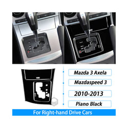 For Mazda 3 Axela 10-13 Mazdaspeed 3 Piano Black Air Outlet Gear Shift - 47
