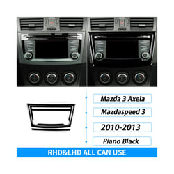 For Mazda 3 Axela 10-13 Mazdaspeed 3 Piano Black Air Outlet Gear Shift - 37