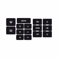 For Audi A6 C5 A/C Climate Air Condition Heater Control Button Repair - Black