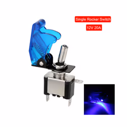 12V Racing Car Switch Panel Rocker Starter Start Stop LED Light Toggle - other