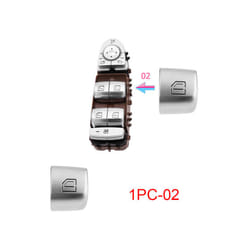 Car Window Switch Repair Button Cover Vehicle Door Glass Lift Control - 1PC-02