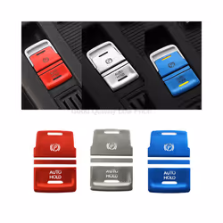 For VW Golf 7 7.5 MK7 AT 2015-2019 Car Handbrake Auto Hold P Switch Button - blue