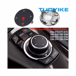 Car Interior Console CIC i-Drive Multimedia Control Button For BMW 1 3 - 1PCS Central Cover