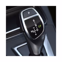 Car Shift Knob Panel Gear Button Cover Emblem M Performance Sticker For - Long