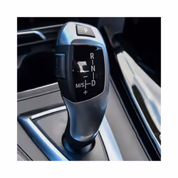 Car Shift Knob Panel Gear Button Cover Emblem M Performance Sticker For - Long