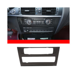 For BMW X3 X4 F25 F26 2011-2017 Car Central Control Air Conditioning Button - Carbon fiber