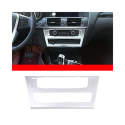 For BMW X3 X4 F25 F26 2011-2017 Car Central Control Air Conditioning Button - Silver