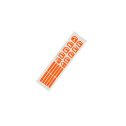 Car Window Lifter Button Luminous Sticker 3 Colors Night Fluorescent Switch - Luminous Orange