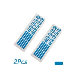 Car Window Lifter Button Luminous Sticker 3 Colors Night Fluorescent Switch - 2pcs Luminous blue