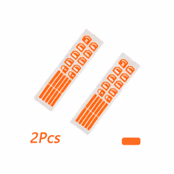 Car Window Lifter Button Luminous Sticker 3 Colors Night Fluorescent Switch - 2pcs Luminous Orange