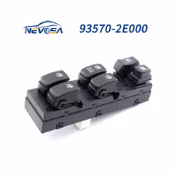 93570-2E000 935702E000 Front Left Driver Side Car Window Switch Button - 93570-2E000