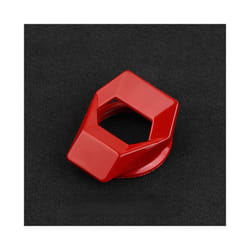 2023 New Car Engine Start Stop Switch Button Cover Decorative Auto Accessories - Red