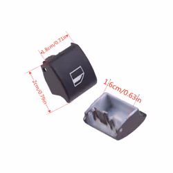 Car Window Switch Cover For BMW 3 Series E46 (X5 X3) Electric Power Window - 1Pc