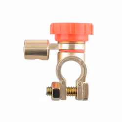 1pc Battery Switch Car Power Off Switch Battery Switch Anti Leakage Protection - Red