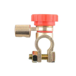 1pc Battery Switch Car Power Off Switch Battery Switch Anti Leakage Protection - Red