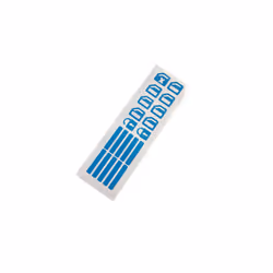 Car Window Button Luminous Sticker Lifter Switch Night Fluorescent Decals - Blue