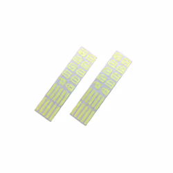 Car Window Button Luminous Sticker Lifter Switch Night Fluorescent Decals - 2Pcs Green
