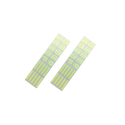 Car Window Button Luminous Sticker Lifter Switch Night Fluorescent Decals - 2Pcs Green