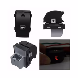 Window Switch Control Button Car Passenger Side Front Right Electric Master - 1 piece