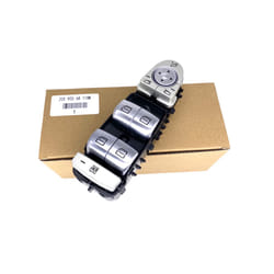 Power Master Window Control Switch Button Console for Mercedes-Benz C - Black