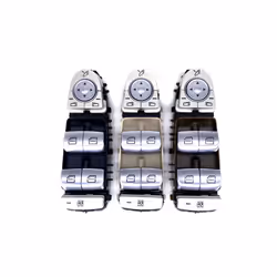 Power Master Window Control Switch Button Console for Mercedes-Benz C - Black
