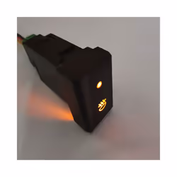 1Pcs 5 Pin Car Fog Light Button Switch For Hyundai Accent 12V Yellow - Orange LED