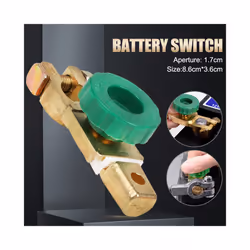 1.7cm Motorcycle Battery Isolation Switch Auto Car Quick Disconnect Switch - 1pcs
