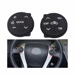 Car Accessories Steering Wheel Switch Controls Rubber For Toyota Prius - L-R