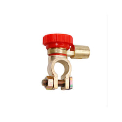 Car Battery Terminal Link Switch Quick Cut-off Disconnect Isolator Switch - Red