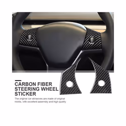 Decorative Sticker Carbon Fiber Interior Panel Cover Sticker Trim Universal - China, Wheel Side