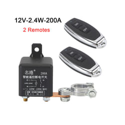 12V Car Switch Relay 200A Universal Battery Integrated Wireless Remote - 12V-2.4W-200A-2