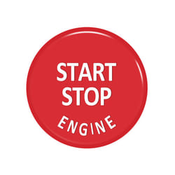 One Button Start Ignition Engine Stop Button Cover For BMW X5 E70 X6 E71 - Red
